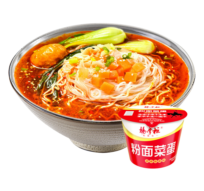 Spicy Instant Noodles Vermicelli And Noodles With Sour And Spicy Flavor OEM Acceptable