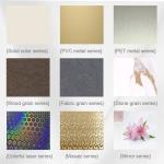 Bamboo Charcoal Wood Veneer PET Metal Film Decorative Wall Panel