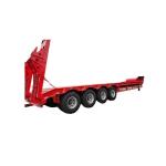 80 Tons 4 Axles Lowbed Trailer /Low Bed Trailer/Semi Trailer Tread 2180mm
