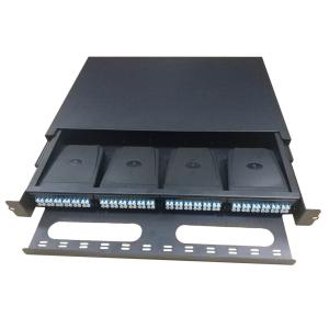 Wholesale MPO To LC Mtp Cassette Module Single Mode G657A1 Fiber Optic 96 Fibers FTTH from china suppliers