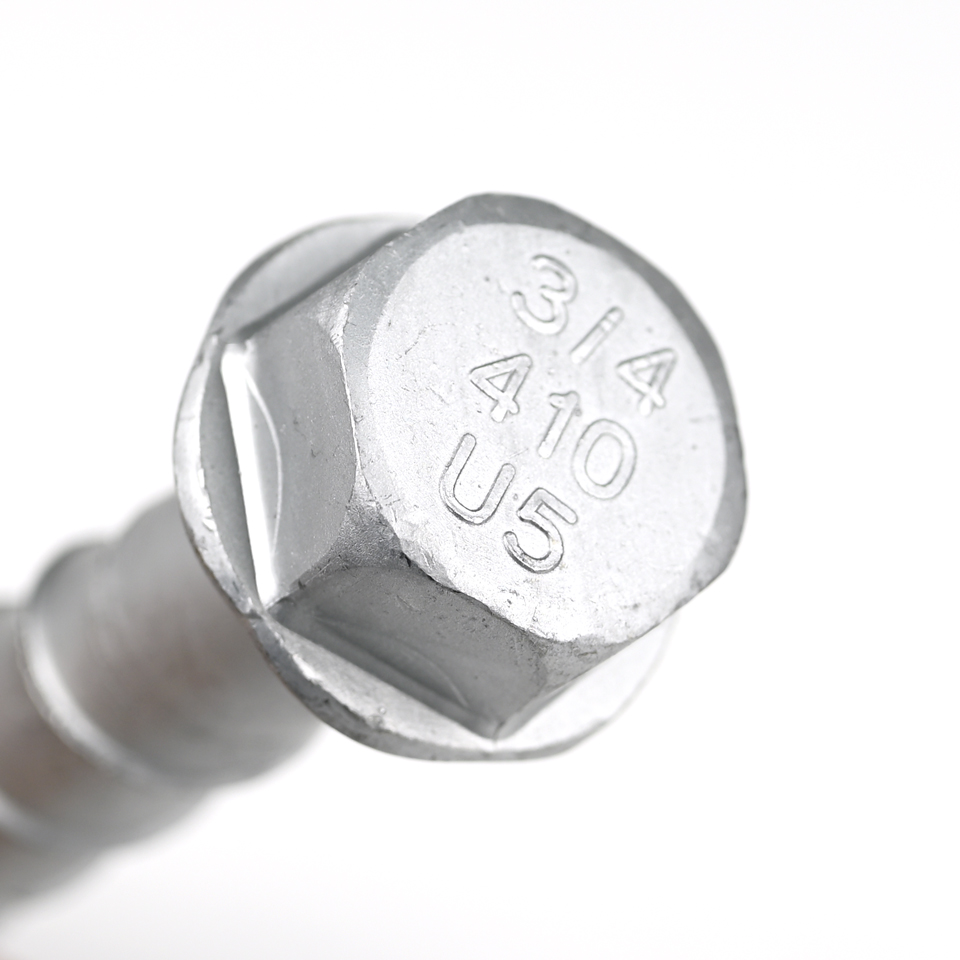 Stainless Steel Concrete Anchor Bolt 3/4x5'' Hex Washer Head Screw for Installation