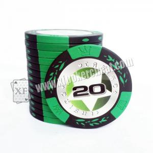 Wholesale Texas Holdem Poker Chips / Mahjong Baccarat Chip Coins 40mm * 0.3mm from china suppliers