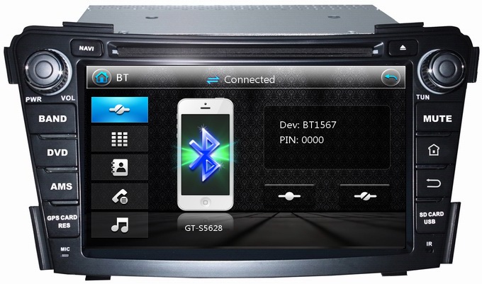 Ouchuangbo Car Radio Headunit DVD Player for Hyundai I40 2011-2013 GPS Navi USB TV System OCB-7029A