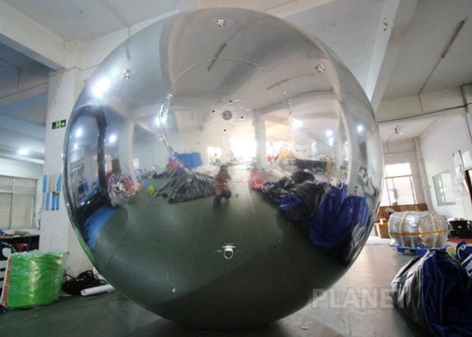 Waterproof PVC Inflatable Mirror Balloon For Advertising Activity