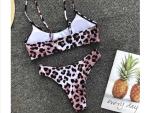 2019 Summer Woman Sexy Snake Girl Skin Pattern Bandage Bikini Set Bikini