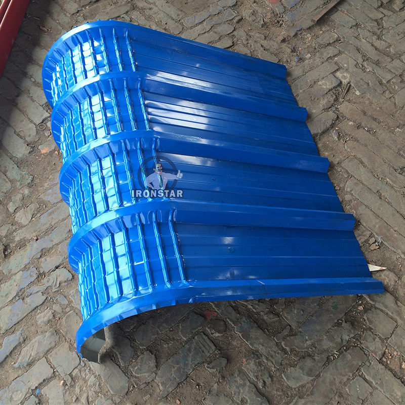 TR4 crimping roof sheet roll forming machine in Peru Crimping machine | curving machine | automatic Horizontal crimp