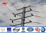 Galvanized Steel Tubular Pole For Electrical Distribution Line Project