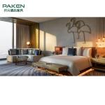 Natural Texture E1 Grade Plywood Luxury Hotel Bedroom Furniture