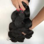 10A 10"- 40" 100% Brazilian Virgin Hair Extensions Human Hair Undyed Color