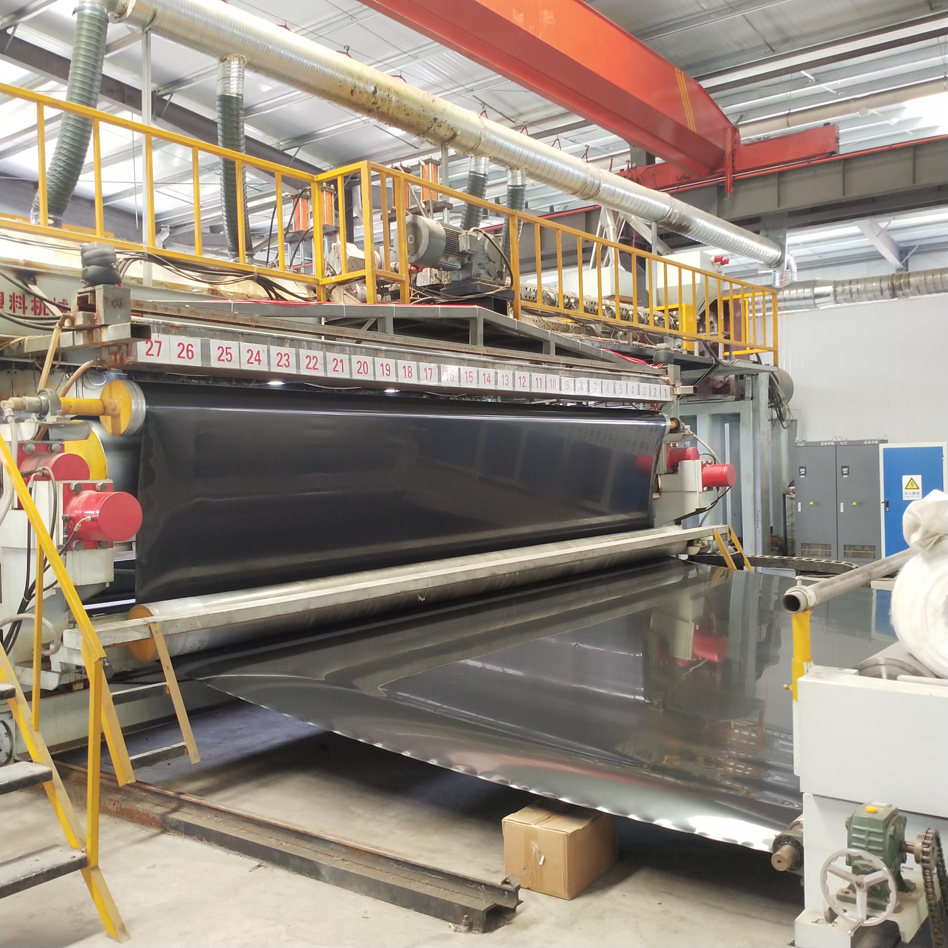 0.2mm-3mm Thickness HDPE/LLDPE/LDPE Geomembrane/Pond Liner for Water Treatment Plants