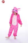 Wholesale Soft Fluffy Fleece Kids Size Flannel Soft Animal Onesie Pajamas Kids