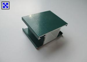 Wholesale Small Size Green Powder Coated Aluminum Door Profiles For Outdoor Installation from china suppliers