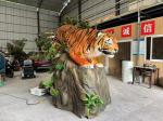 Theme Park Realistic Animatronic Life Size Tiger Customized