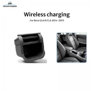 China BENZ GLA A CLA 12 Volt Wireless Charger Smart Car Wireless Fast Charging Bracket on sale