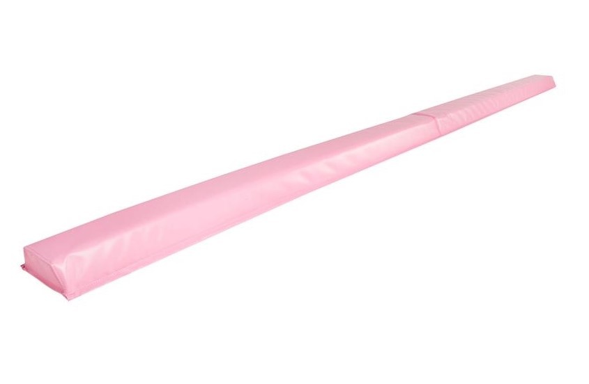 Flexible 18 Oz Vinyl Fabric 108" X 2.5" X 7" Folding Floor Balance Beam