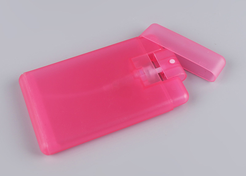 Transparent Pink Credit Card Spray Bottle Sturdy Chemical Resistant