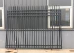 Wrought Iron ISO9001 L2400mm Sustainable Wrought Iron Steel Fence