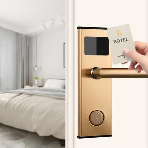 Wholesale RFID Card Hotel Electronic Locks AA batteries Smart Card Door Lock ANSI from china suppliers