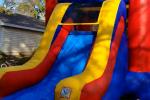 Adult Children Giant Inflatable Outdoor Games / Inflatable Bouncer And Slide