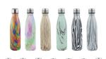 Matte Cola Shaped Water Bottle Stainless Steel Frosted Portable Insulation
