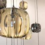 Chocolate All Copper Staircase Pendant Lamp End Villa Living Room Light with