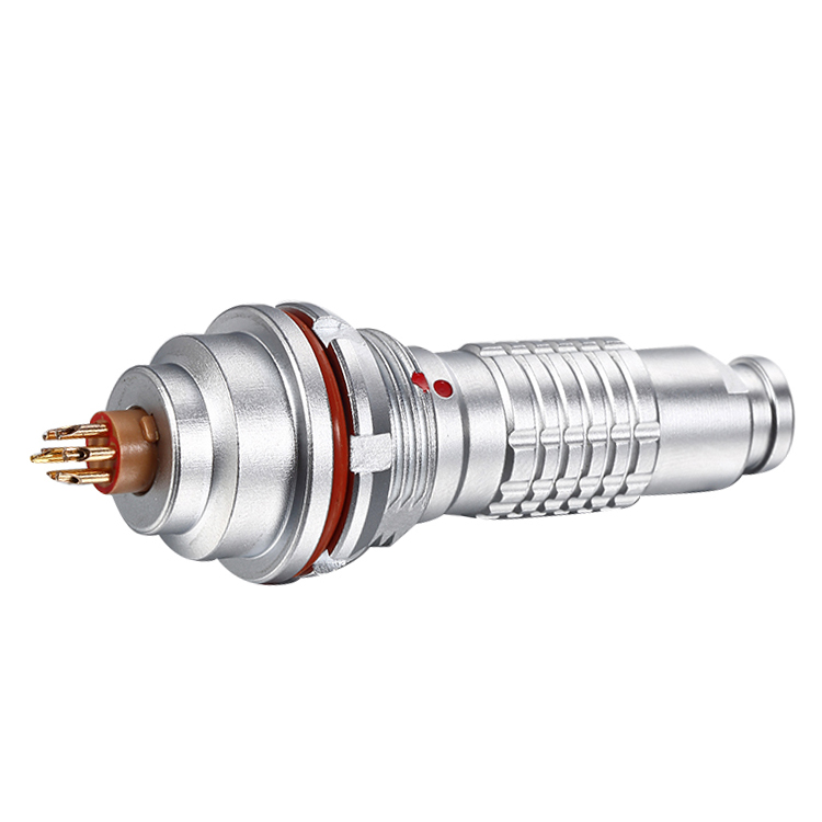 SRD.TGG.2K.308 8 Pin Electrical Connectors Multipole Waterproof Multi Pin Connector