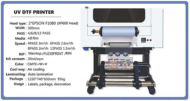 30 Double Head UV Sticker Printing Machine Mobile Cover Printer