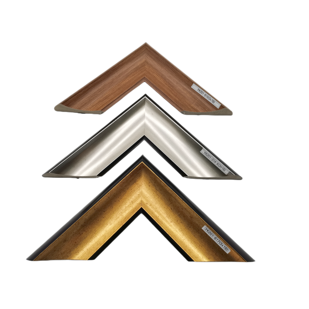 Custom Logo Tabletop Resin Photo Frame Moulding , Modern Decor Picture Frame Moulding