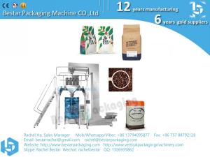 Wholesale Stainless steel packing machine for coffee bean weighing packing and sealing from china suppliers