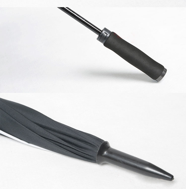 TUV Fiberglass Handle Manual Close Windproof Golf Umbrellas