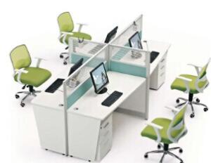 Wholesale modern 4 seater office partition workstation furniture,4 person office cubicle,#JO-7036 from china suppliers