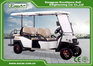 Wholesale 48V EXCAR 4 Wheel 6 Seat Electric Golf Carts With CE Certificated golf buggy car from china suppliers