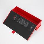 Black Branded Magnetic Closure Wine Bottle Gift Box For Wedding Ceremony