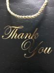 Large Luxury Custom Black Shopping Paper Bags For Gift Packaging Jewelry Clothes