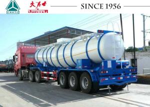 Wholesale 19 CBM Sulfuric Chemical Tanker Truck 35T Payload With Germany Axles from china suppliers