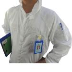 2.5mm Grid 98% 99% Polyester Antistatic ESD Coverall