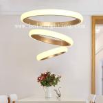 LED Hanging Lamp Good Sale In China Gold Color 90W Aluminum Ø330MM