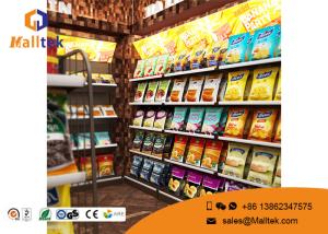 Wholesale Custom Double Sided Grocery Display Stand Racks Retail Store Shelving Supermarket Shelf from china suppliers