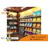 Buy cheap Custom Double Sided Grocery Display Stand Racks Retail Store Shelving Supermarke from wholesalers