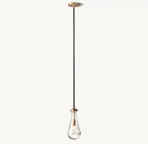 Wholesale Nickel / Brass / Bronze Suspended Kitchen Rain Glass Pendant Lighting from china suppliers