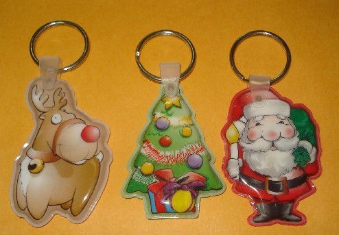 High Visible Custom PVC Keychains With Plastic / Rubber Material