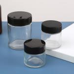8oz Glass Cylinder Glass Jars Child-proof Lid for Exquisite Food Storage and