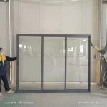 Modern Hurricane Proof Aluminum Sliding Doors Impack Glazed Sliding Door