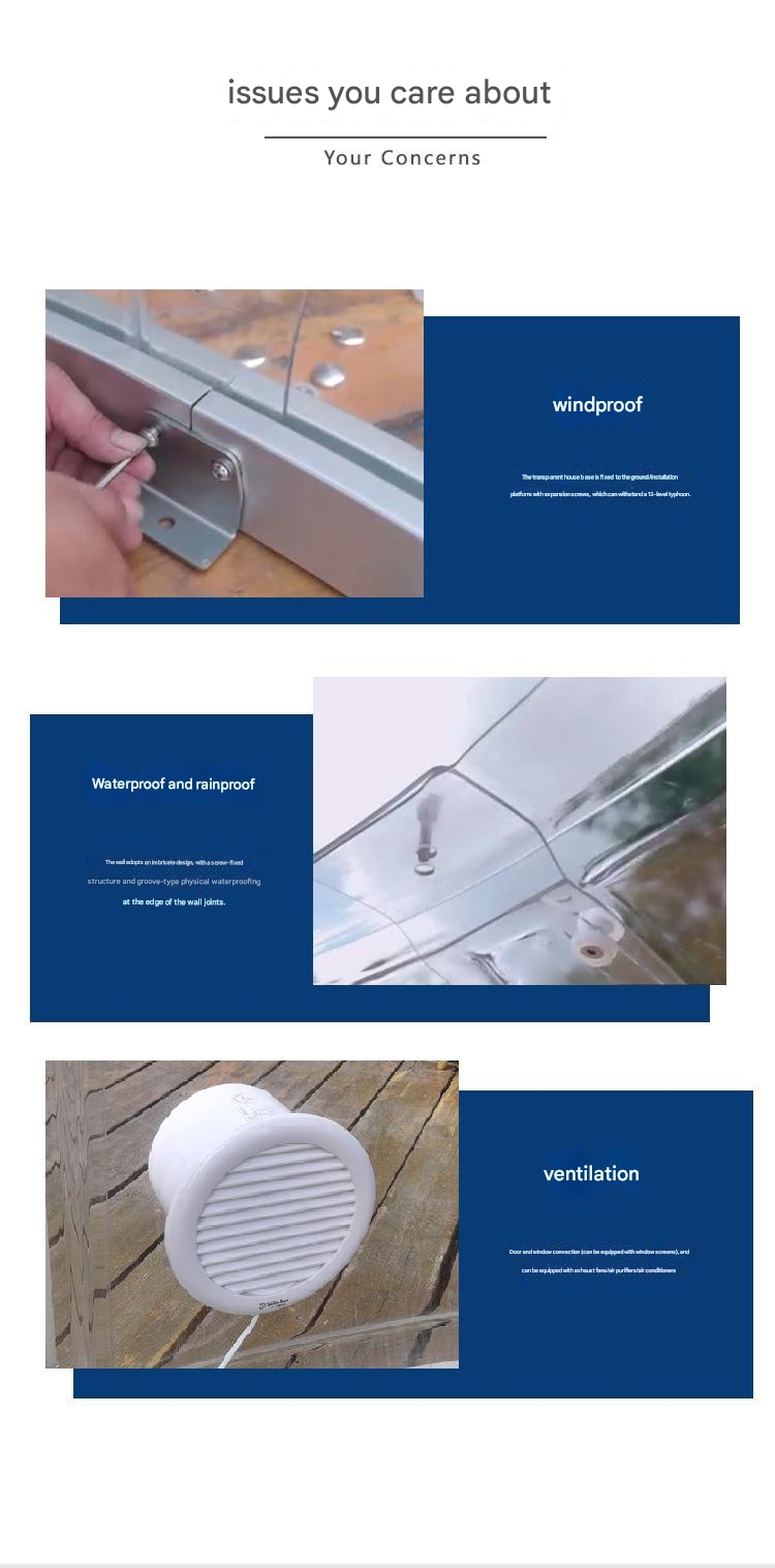 Leisure Facilities Internet Celebrity Bubble Room Glass House Outdoor Restaurant Transparent Dome Room Star Room