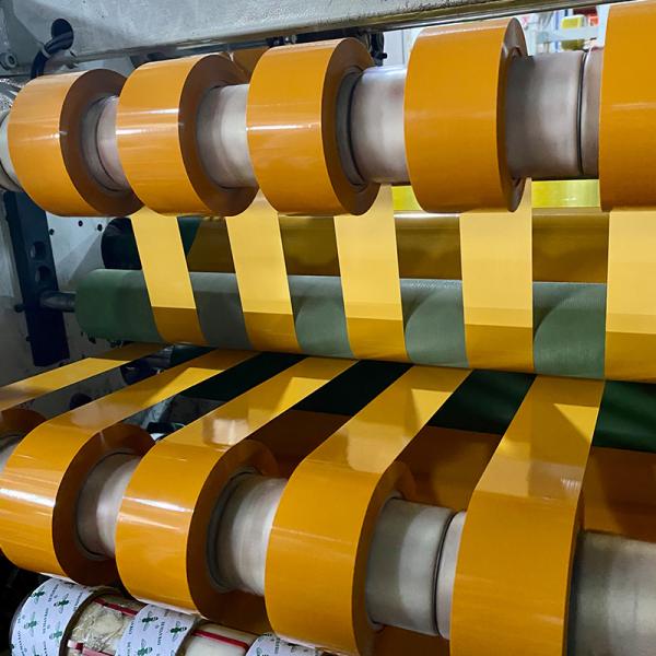 Beige BOPP Parcel Packing Tape High Adhesive Power For Carton Sealing Tape