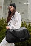 BAGSMART GYM BAGS FOR MEN WOMEN, FOLDABLE TRAVEL DUFFLE BAG, LIGHTWEIGHT