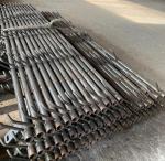 Hot Dip Galvanized Power Transmission Steel Pole Climbing Ladder 4mm