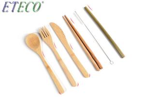 Wholesale Bamboo Disposable Dinnerware Set Eco-Friendly Biodegradable Dinnerware Set from china suppliers
