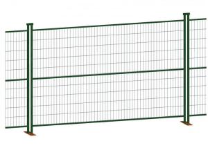 Wholesale 2.9 M Canada Temporary Mesh Fencing Black PVC Coated Construction Fence from china suppliers
