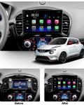 Android Car Radio 2+32GB 9 inch Car Dashboard Frame for Nissan Juke 2010-2016